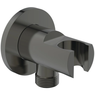 Cot racord de perete 1/2 cu suport para Ideal Standard IdealRain Magnetic Grey