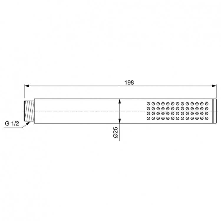 Para duș stick Ideal Standard IdealRain Chrome — 2