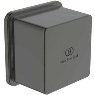 Cot racord de perete 1/2 Ideal Standard IdealRain Square Magnetic Grey