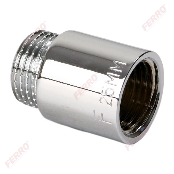 Mufa cromata L= 50mm x 3/4 MF Ferro P150C