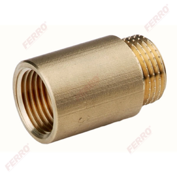 Mufa cromata L= 60mm x 1/2 MF Ferro P60Z