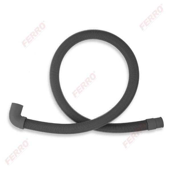 Furtun cu cot evacuare masina de spalat Ferro L-200 cm PVK/200
