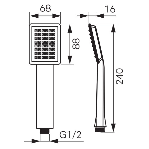 Para duș Ferro Sinus S170BL-B — 2