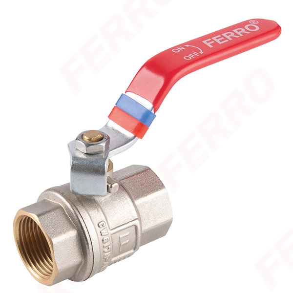 Шаровой кран Ferro F-POWER 30 bar 1/2″ FF с длинной ручкой KFP1