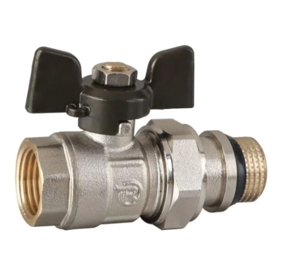 Кран шаровый Reiger 1/2 MF с американкой черный