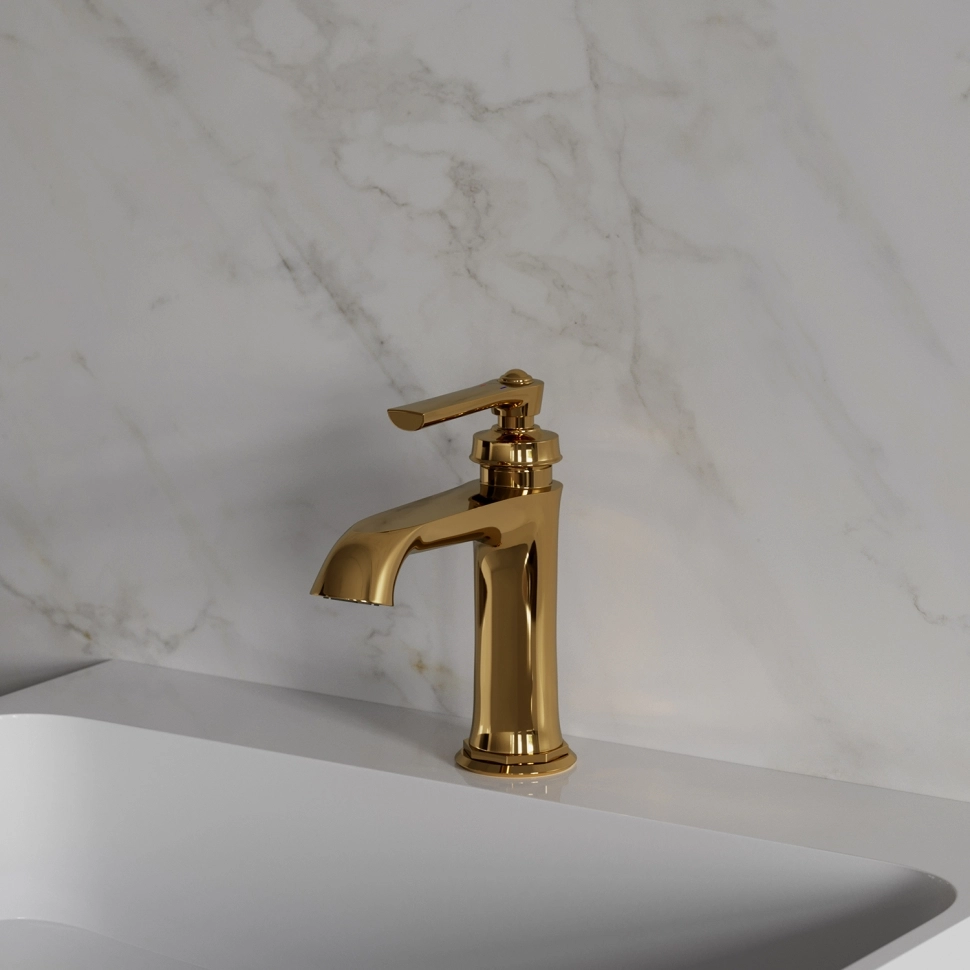 Baterie lavoar Omnires Armance Polished Gold — 3