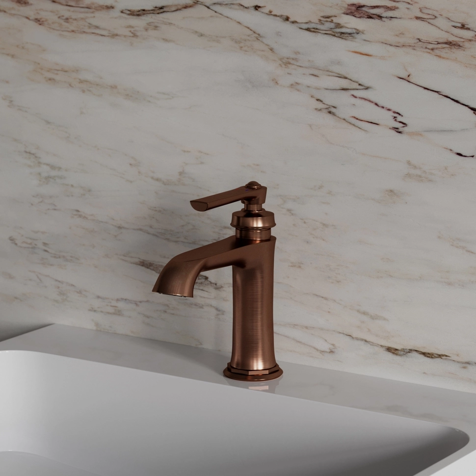 Смеситель для раковины Omnires Arrmance Brushed Antique Copper — 2
