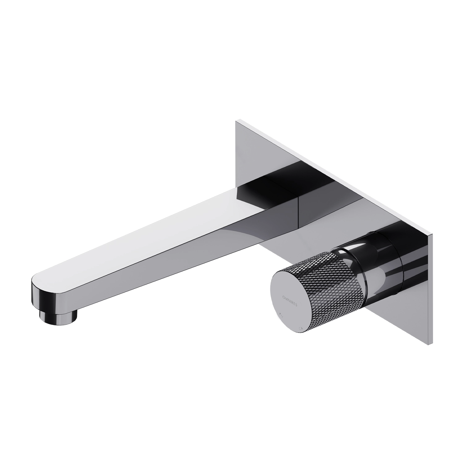 Baterie încastrată lavoar Omnires Contour Chrome + corp instalare