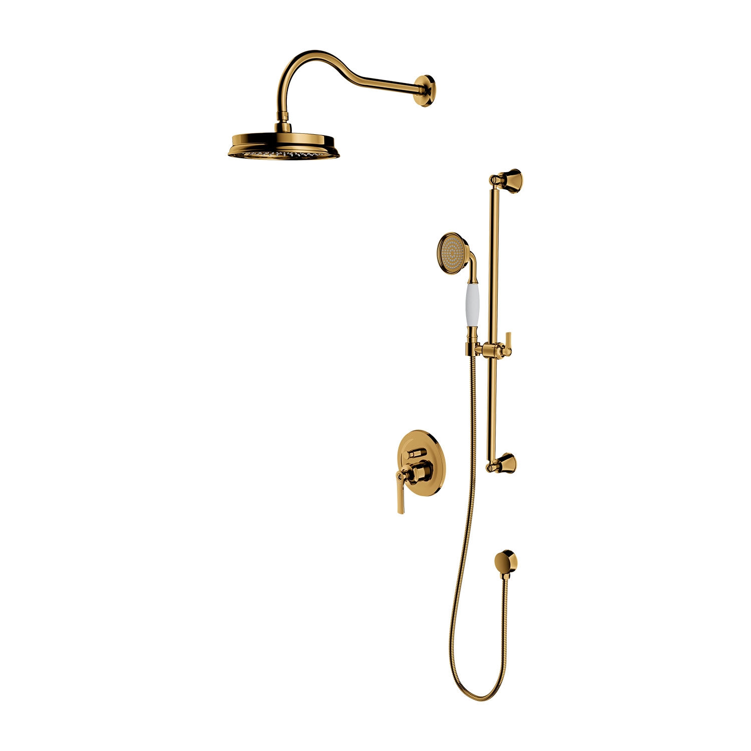 Душевой комплект Omnires Armance Polished Gold + монтажный корпус — 1