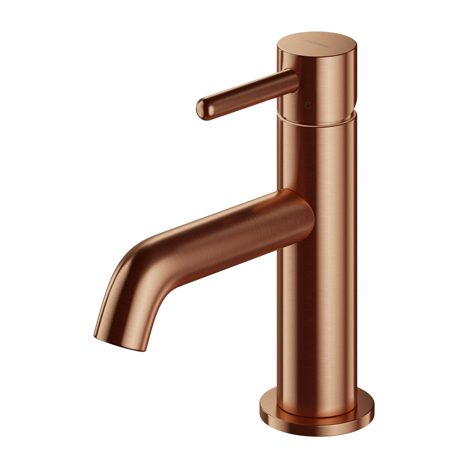 Смеситель для раковины Omnires Y Brushed Copper