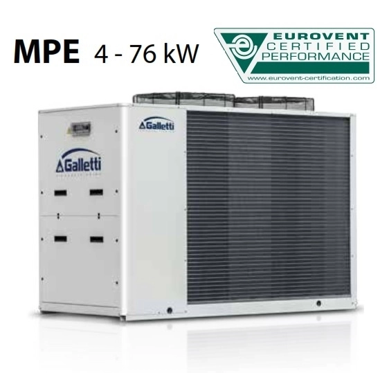 Chiller aer-apa GALLETTI - numai racire - tip MPE 8