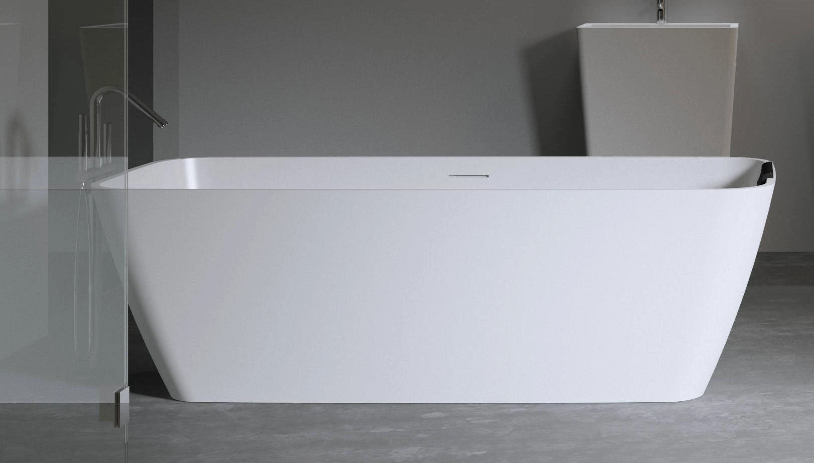 Cada Freestanding Solid Surface Riho Malaga 160 — 2