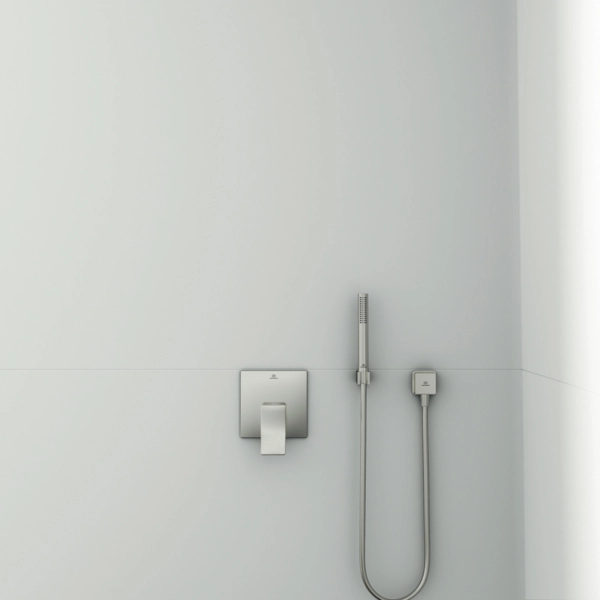 Baterie duș încastrată 1 cale Ideal Standard Atelier Conca Silver Storm — 2