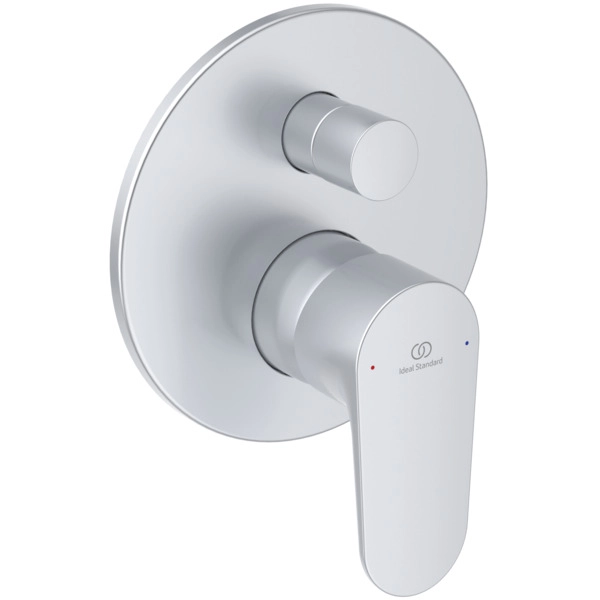 Baterie duș încastrată 2 cai Ideal Standard Cerafine O Silver + corp instalare