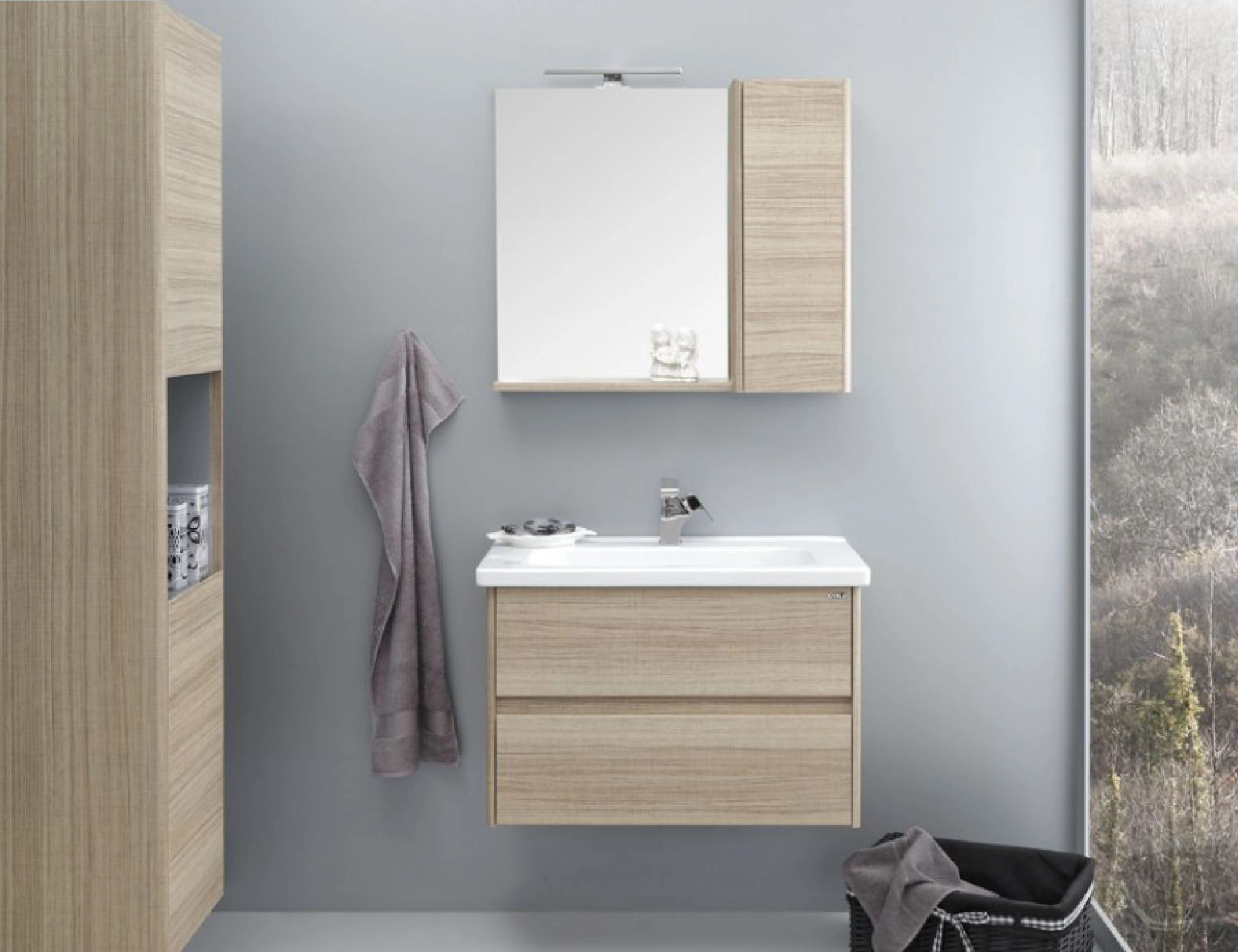 Lavoar cu dulap ORKA Duden 100 Odeon White