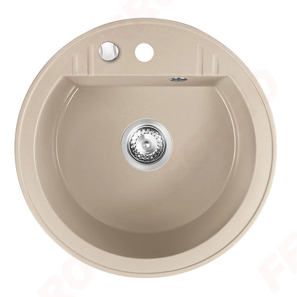 Chiuveta bucatarie cu o cuva d.510 mm nisip Ferro DRGM1/51SA