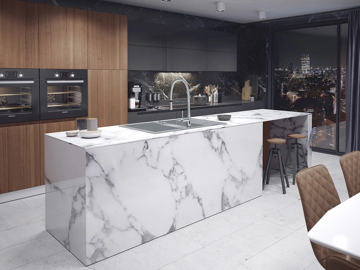 Chiuveta bucatarie dubla 790x480 mm gri Ferro DRGM3/48/79GA — 4