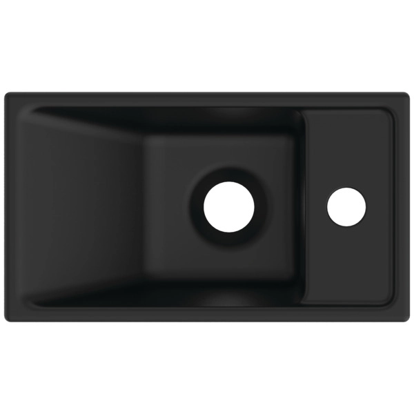Асимметричный умывальник Ideal Standard I.Life S Black 37x21 cm Правый — 3