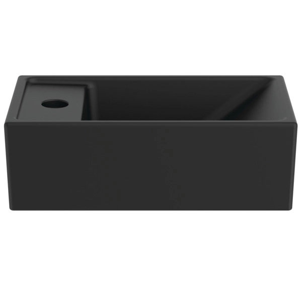 Асимметричный умывальник Ideal Standard I.Life S Black 37x21 cm Левый — 2