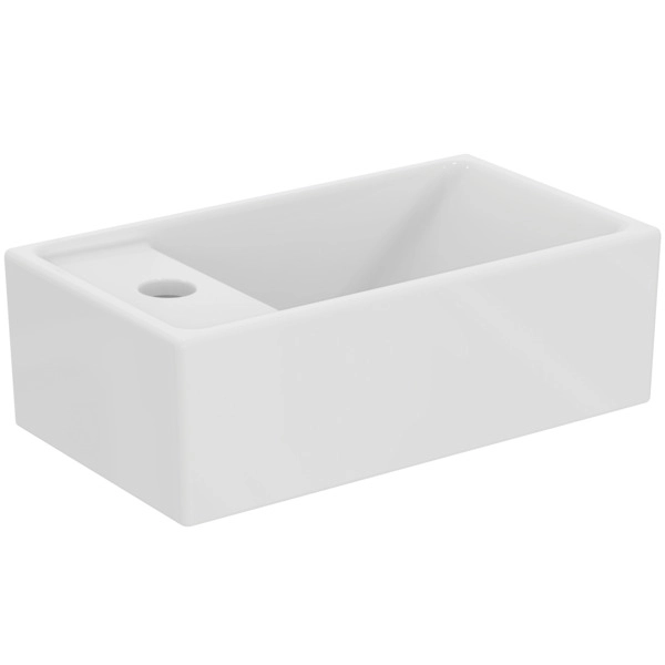 Асимметричный умывальник Ideal Standard I.Life S White 37x21cm Левый