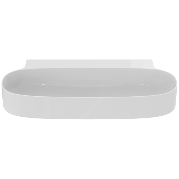 Lavoar pe blat tip bol Ideal Standard Atelier Linda-X fara orificiu baterie 75x50 cm Alb Lucios — 2