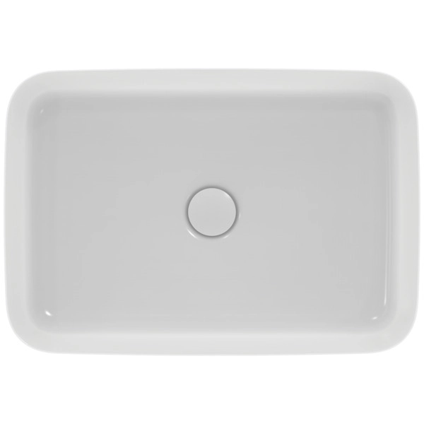 Lavoar pe blat tip bol Ideal Standard Atelier Ipalyss fara preaplin 55x38 cm Alb Satinat — 2