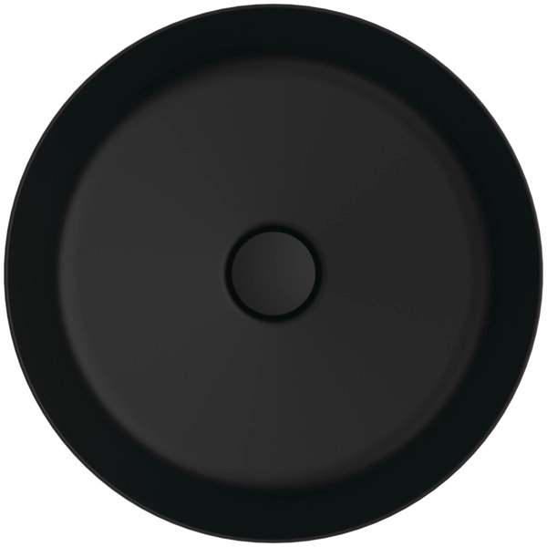 Lavoar pe blat tip bol Ideal Standard Atelier Ipalyss Round fara preaplin D.40 cm Negru Satinat — 2