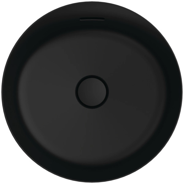 Lavoar pe blat tip bol Ideal Standard Atelier Ipalyss Round cu preaplin D.40 cm Negru Satinat — 2