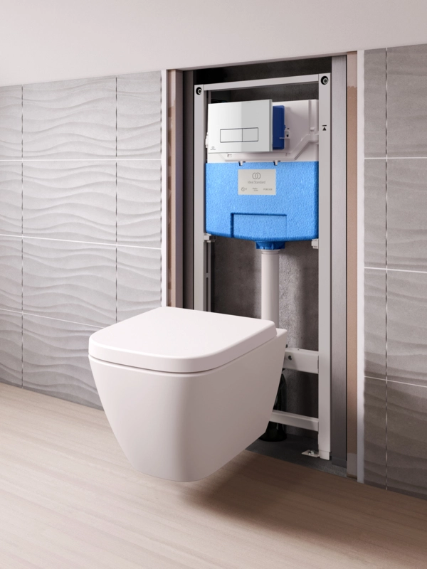 Инсталляция для подвесного унитаза Ideal Standard Prosys + клавиша M1 хром — 2