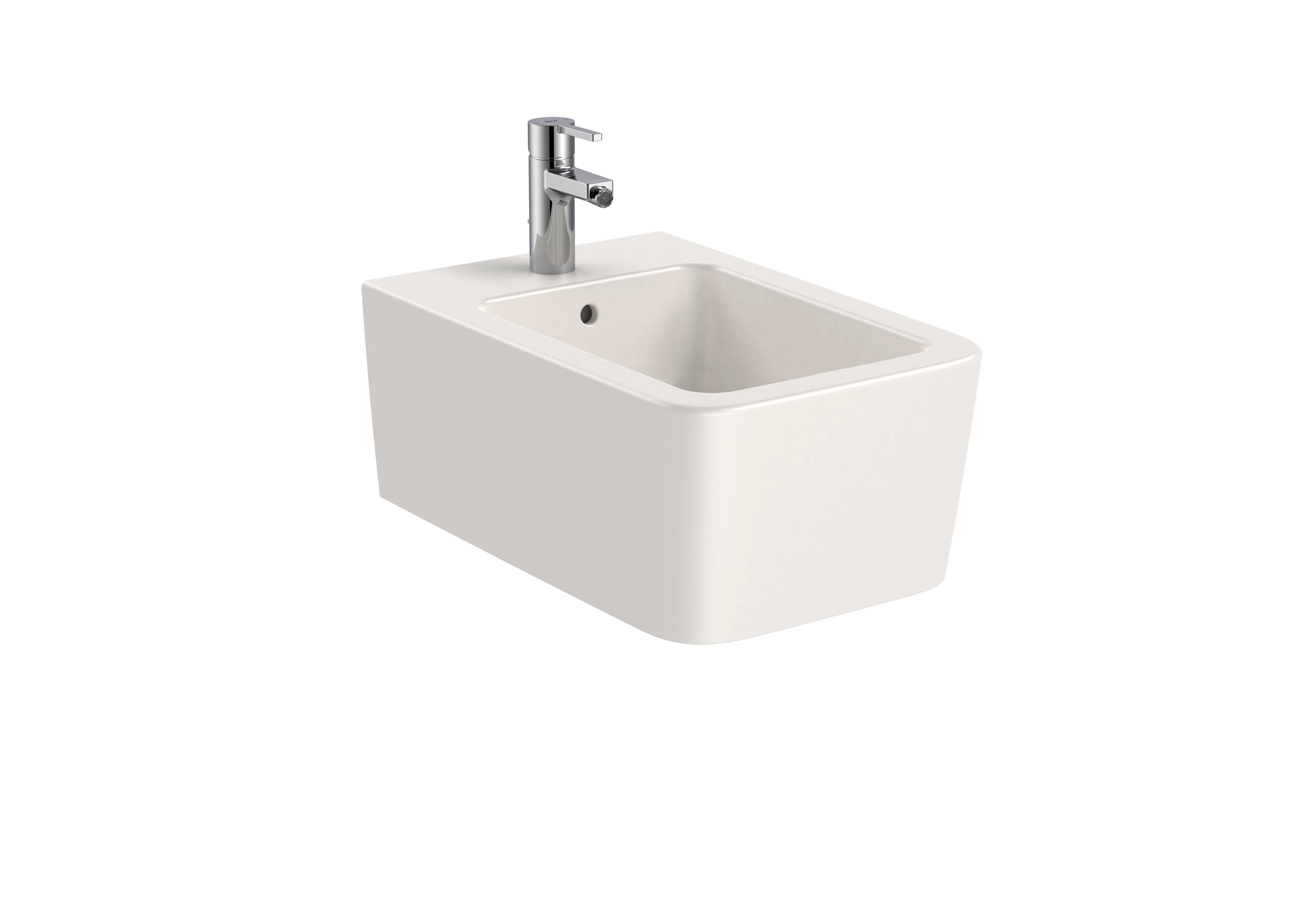 Bideu suspendat Roca Inspira Square Beige