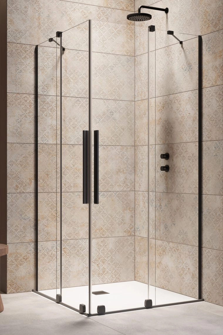 Cabina dus Radaway Furo Black KDD 100x100 h=200