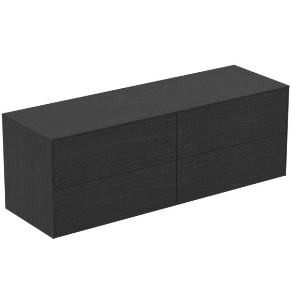 Mobilier pentru lavoar pe blat Ideal Standard Atelier Conca 160cm Stejar Inchis