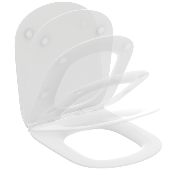 Capac WC Ideal Standard Tesi Slim Soft-Close Alb Satinat
