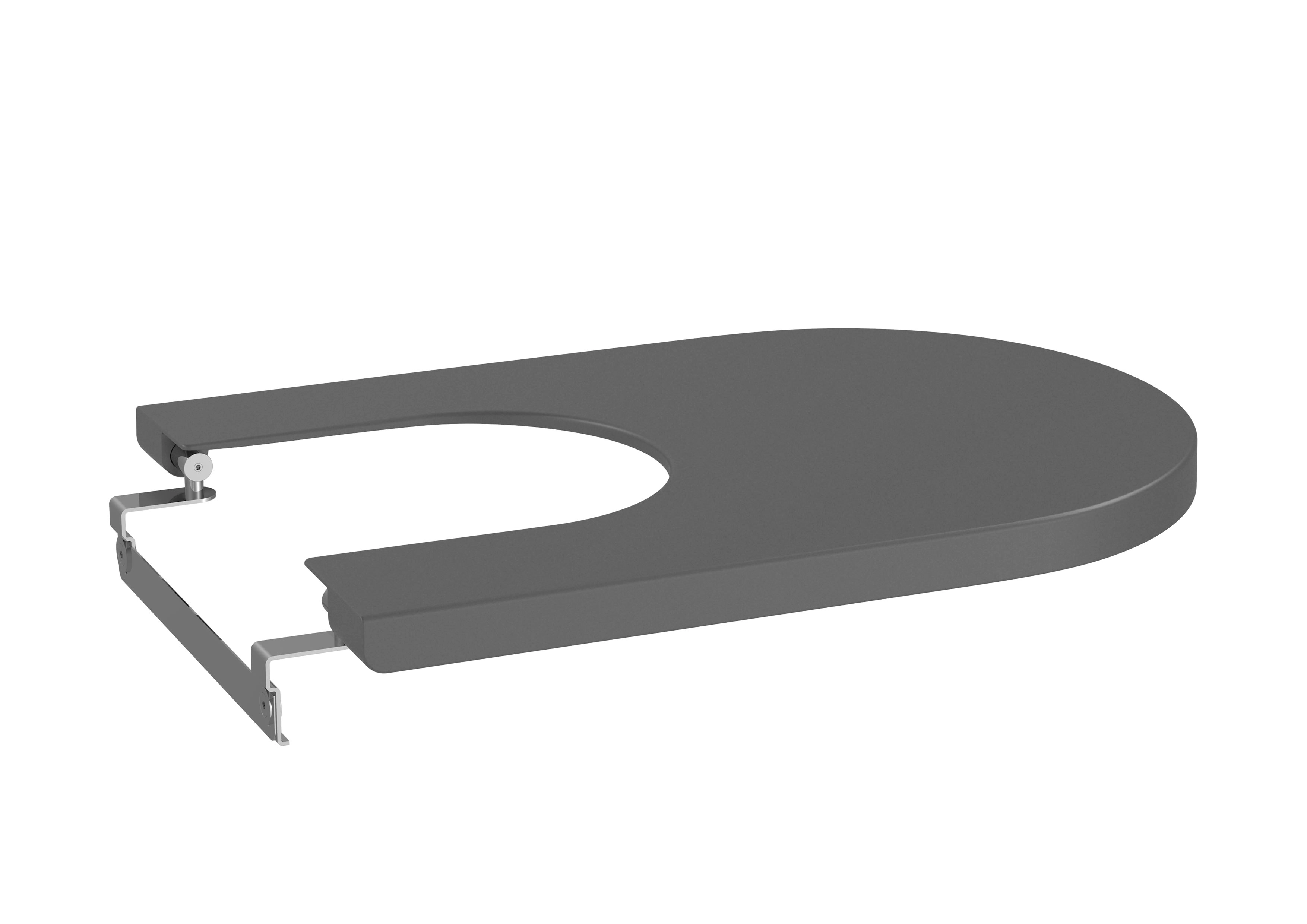 Capac bideu Roca Inspira Round Soft Close Onyx
