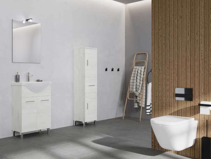 Mobilier de baie Savini Due Rubino 65+oglinda(678+620) 4103+214/EL