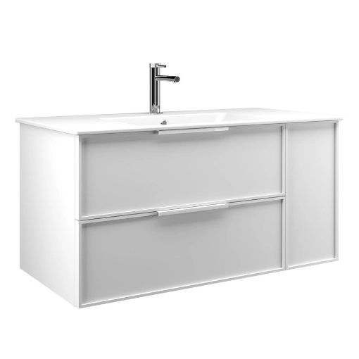 Mobilier de baie Orka Solid White 101 cm — vedere 2