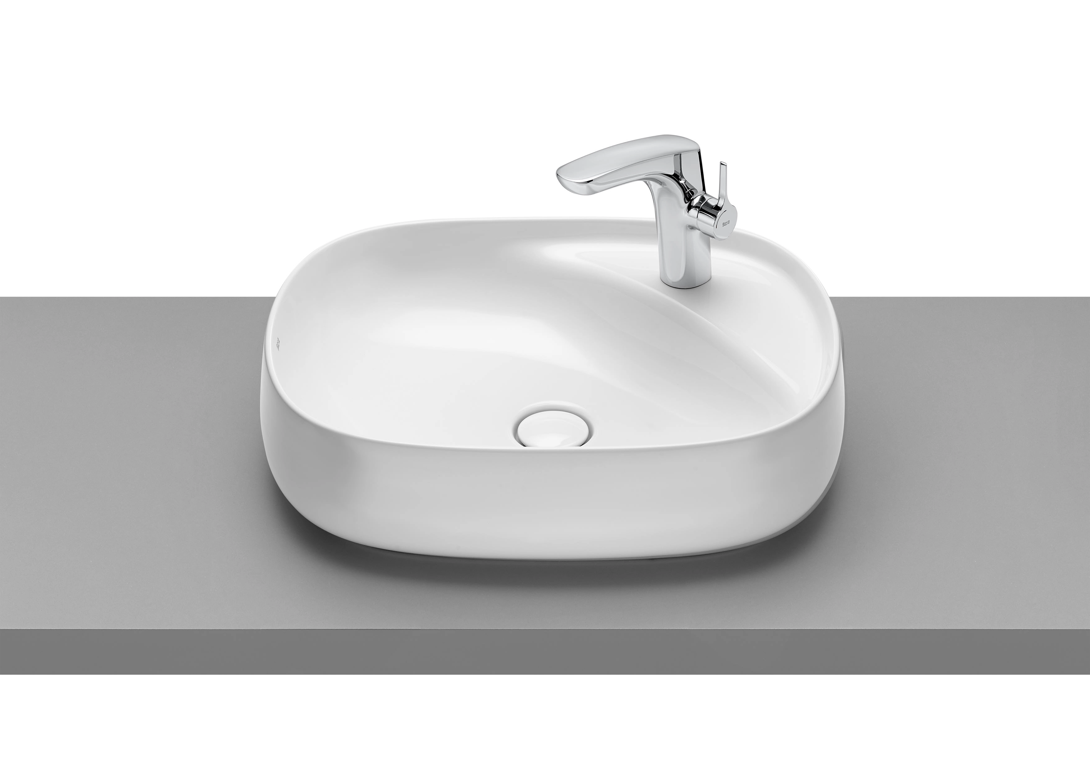 Lavoar pe blat Roca Beyond 58.5x45.5 cm