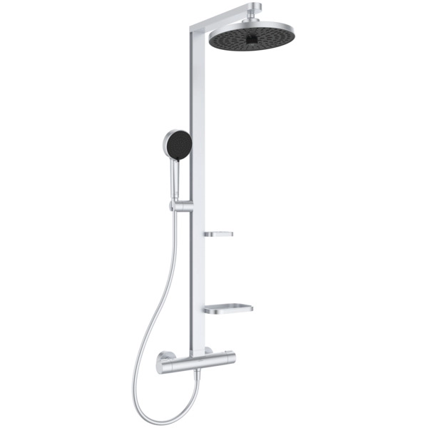 Душевая система термостатическая Ideal Standard ALU+ Round Silver