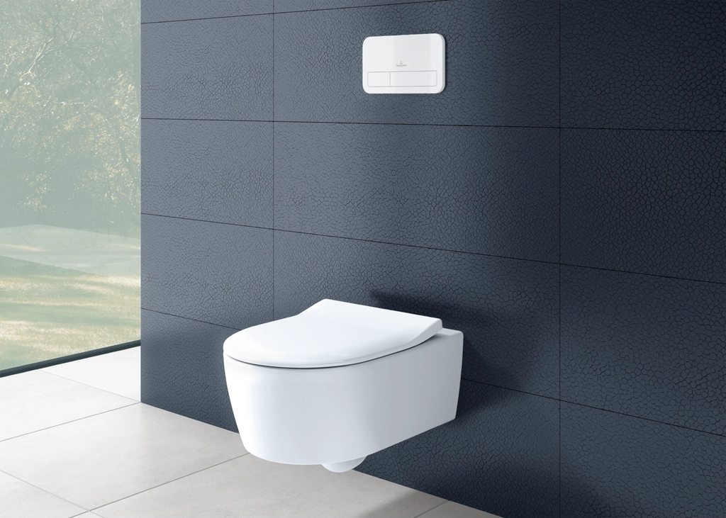 Унитаз подвесной Villeroy&Boch Avento с крышкой Slimseat