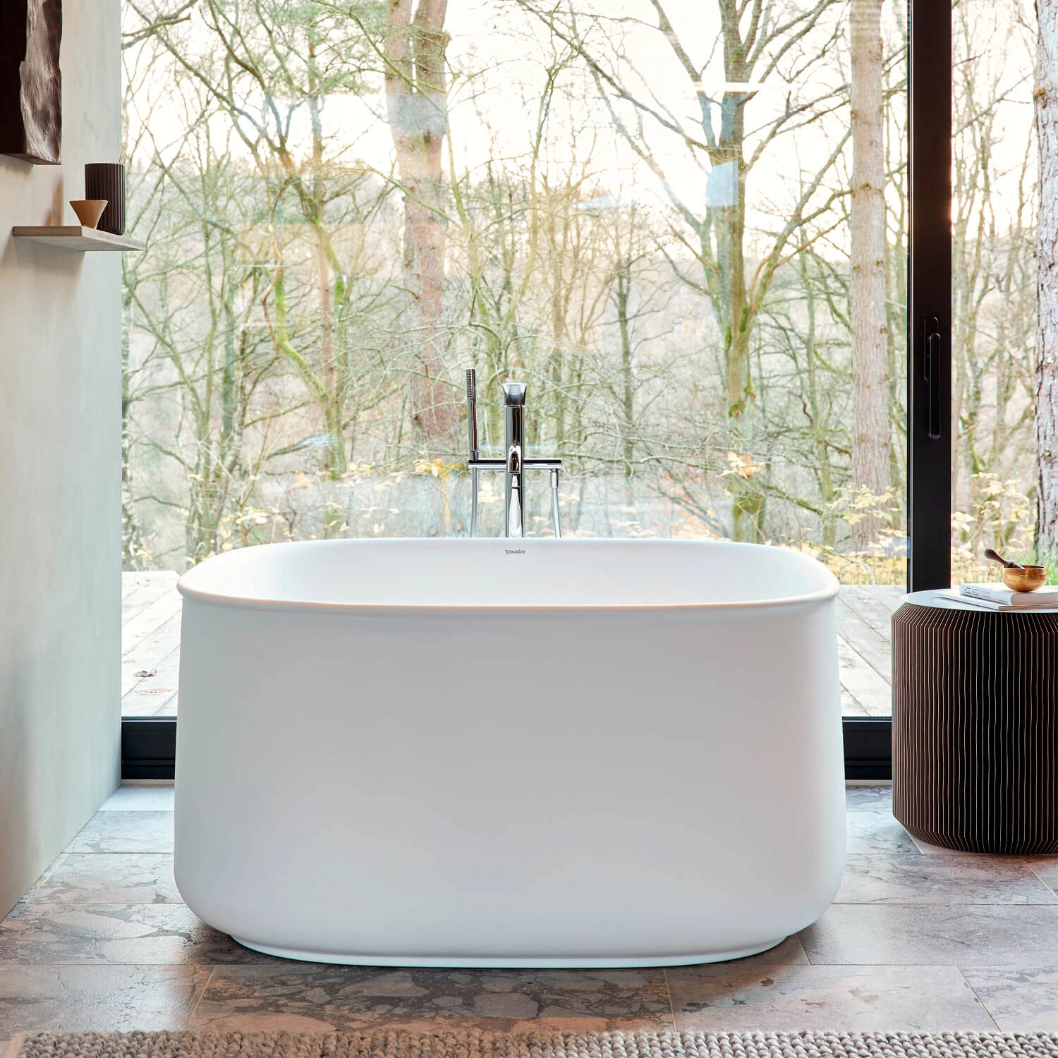 Cada Freestanding Duravit Zencha 125 x 125 — 1