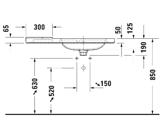 Умывальник Duravit Aurena HG+ 100x51 cm — 4