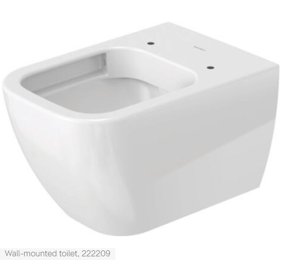 Set vas WC suspendat Duravit Happy D.2 cu capac Soft-Close — 3