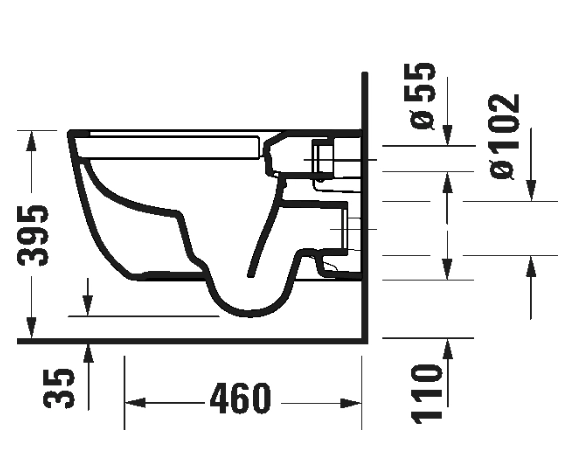 Унитаз подвесной Duravit Aurena HG+ Hygiene Flush — 2