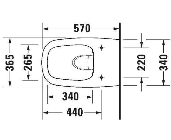 Унитаз подвесной Duravit Aurena HG+ Hygiene Flush — 3