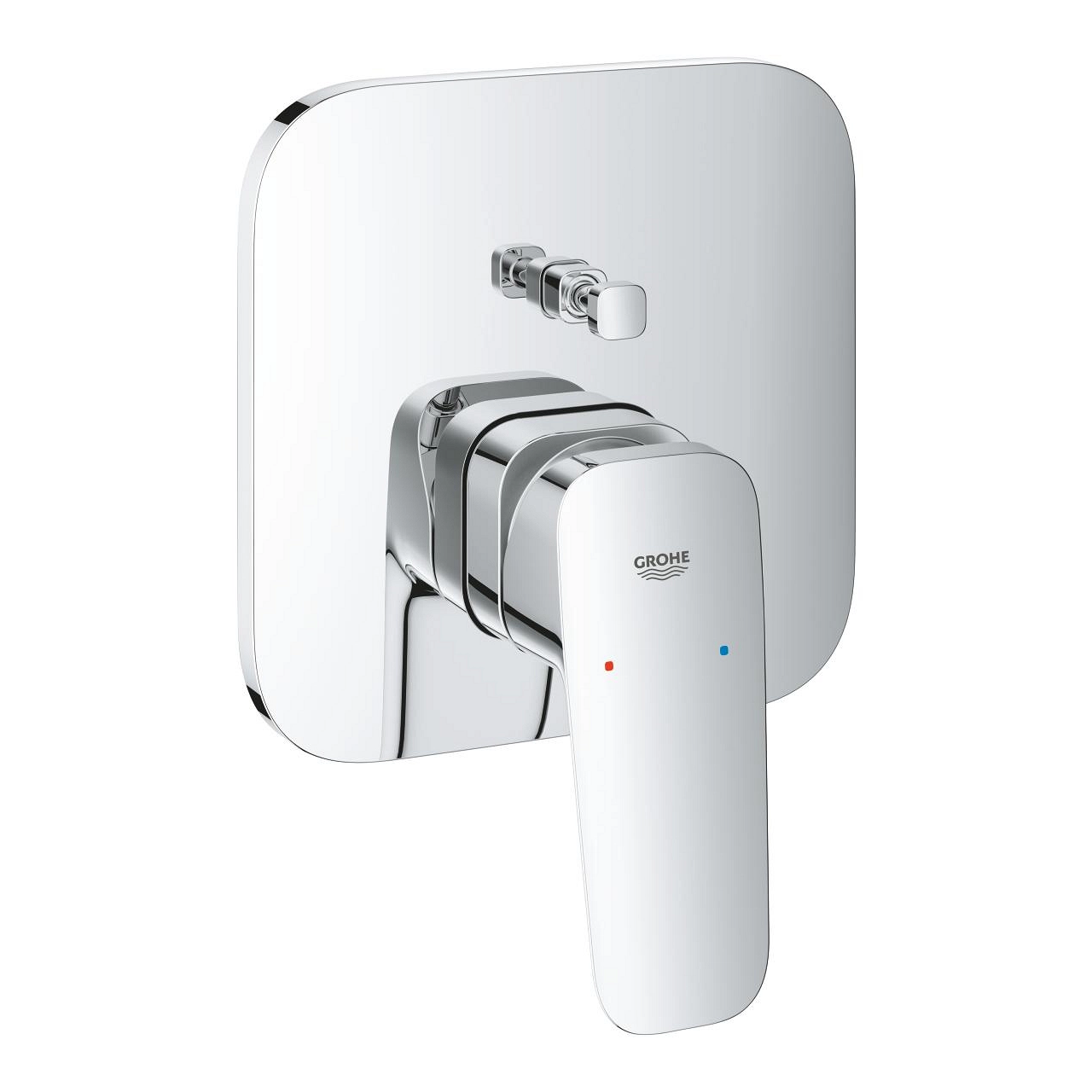 Baterie duș încastrată 2 cai Grohe Cubeo Chrome
