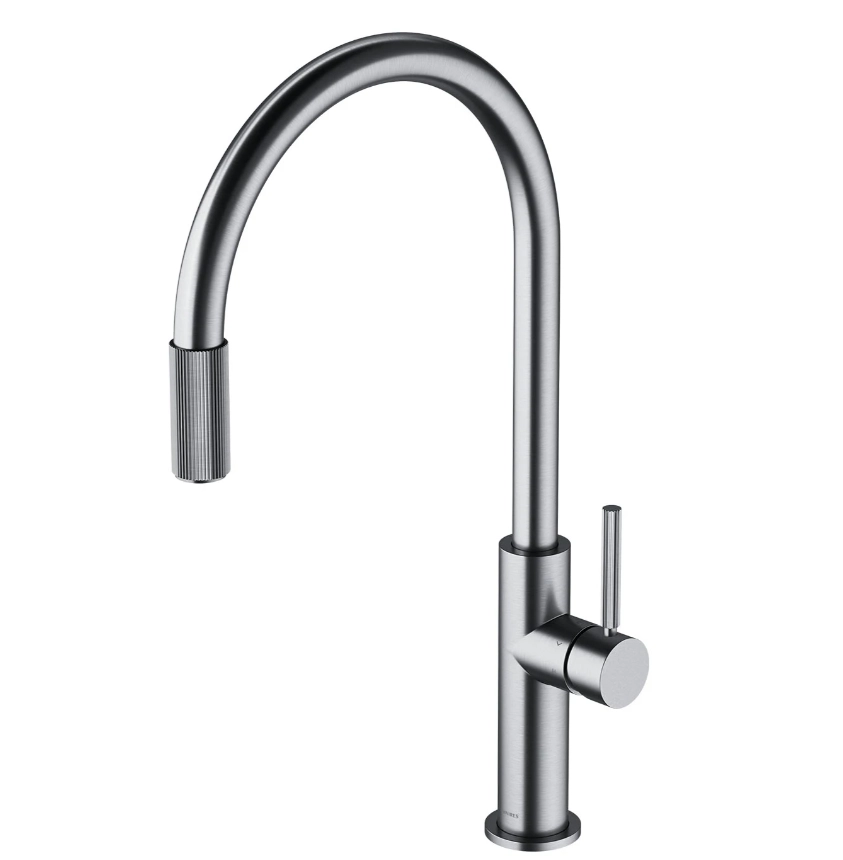 Baterie bucătărie cu filtru Omnires Switch Brushed Nickel