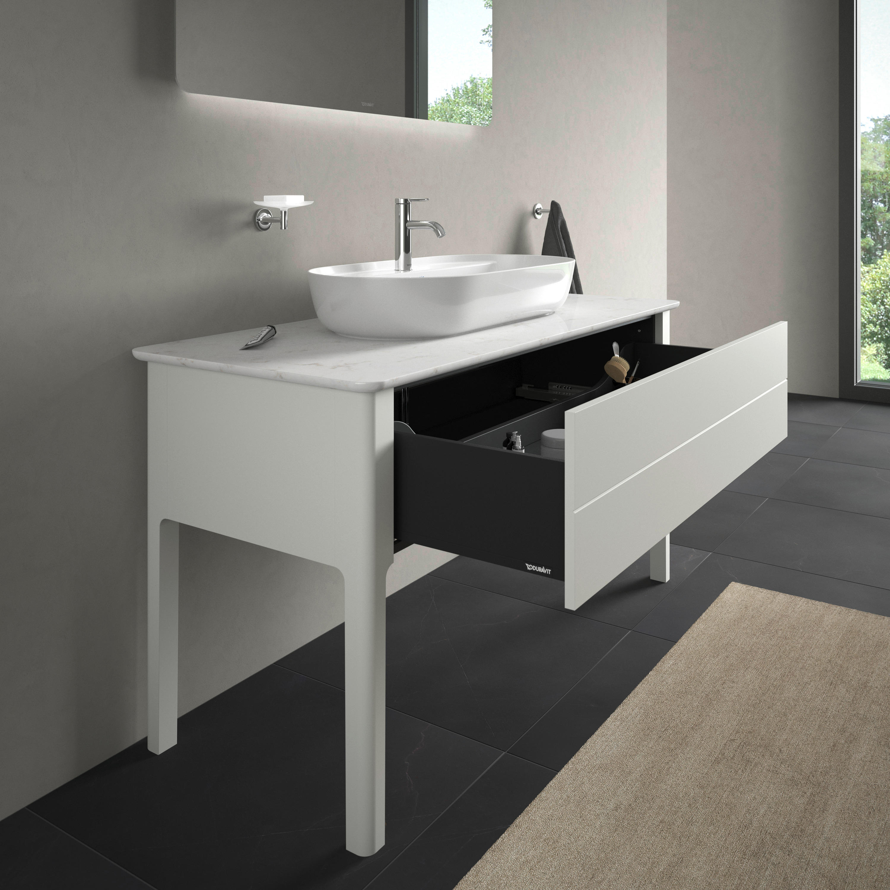 Mobilier DURAVIT LUV, Taupe Satin Mattt 1783mm — 2