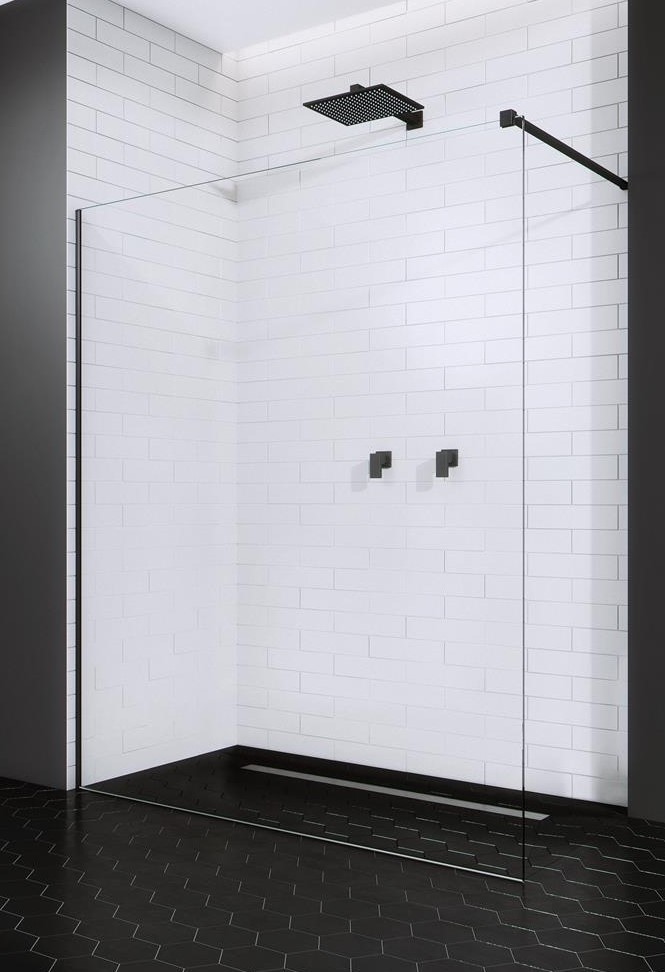 Душевая перегородка Radaway Walk-In Modo New Black II 140x200