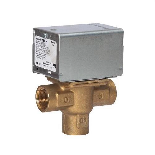 Электронный 3-х ходовой клапан V4044C Honeywell
