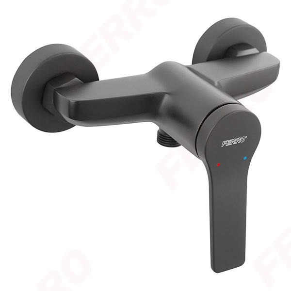 Смеситель для душа Ferro Stratos Black BSC7BL